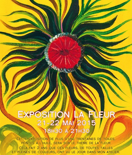 poster exposition la fleur